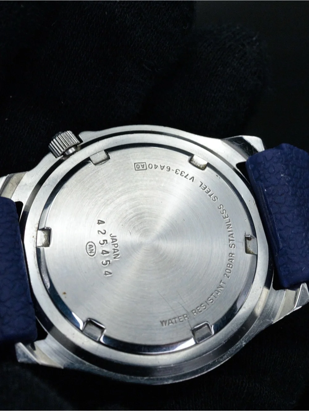 Seiko Alba Rare Aqua Gear V733-6A40 Vintage 38mm JDM Import Day Date Dive Watch